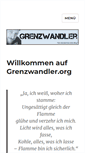 Mobile Screenshot of grenzwandler.org