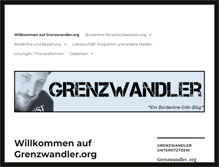 Tablet Screenshot of grenzwandler.org